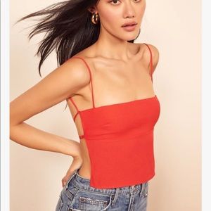 Reformation Whitney Top- red